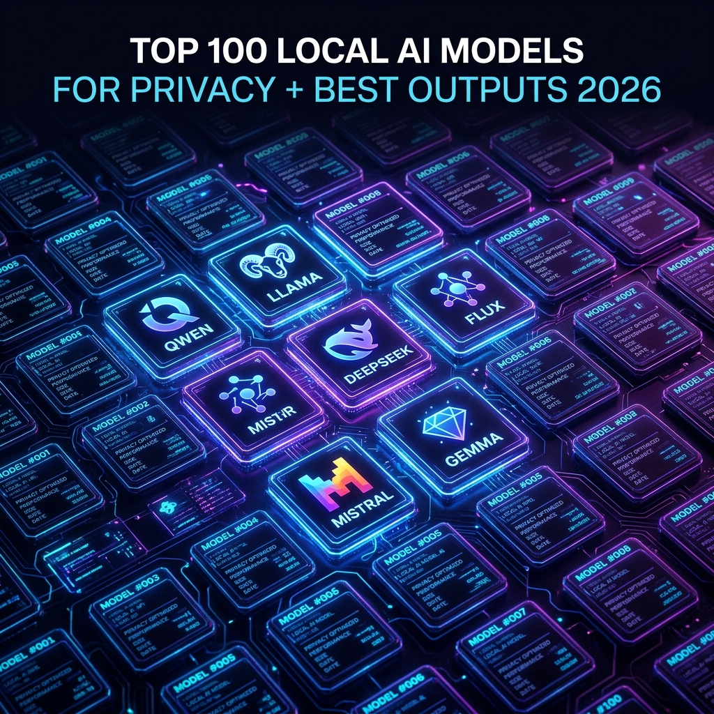 Top 100 Local AI Models For Privacy + Best Outputs (2026)