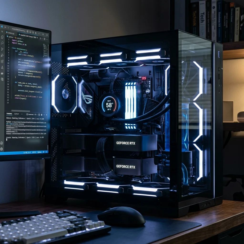 High-end AI workloads running on dual GPU configurations
